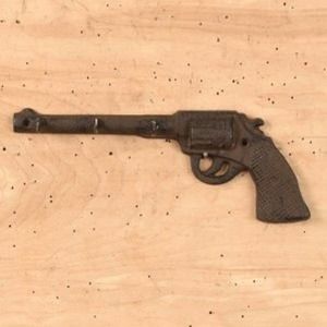 Wall hanging pistol decor